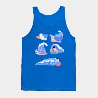 Ocean wave shells Tank Top